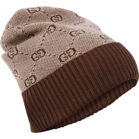 gucci beanie brown|gucci beanies for men.